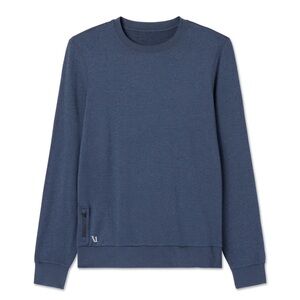 Vuori Ponto Performance Crew - Men’s XS Azure Heather